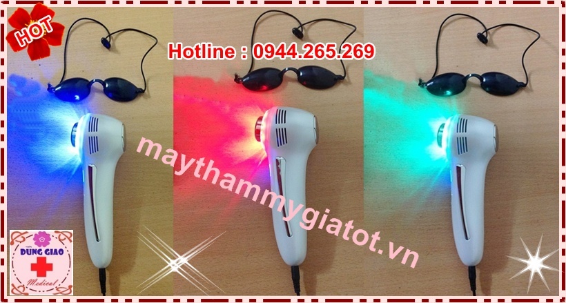 Máy matxa mặt trị liệu 3 chức năng đặc trị mụn nám