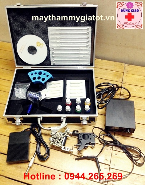 Máy xăm nghệ thuật valy bộ 2 máy cao cấp của Nhật