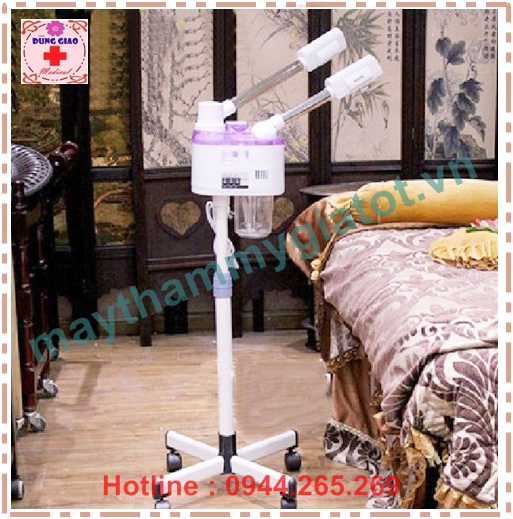 Máy xông hơi 2 cần nóng lạnh làm sạch da tận gốc 939A