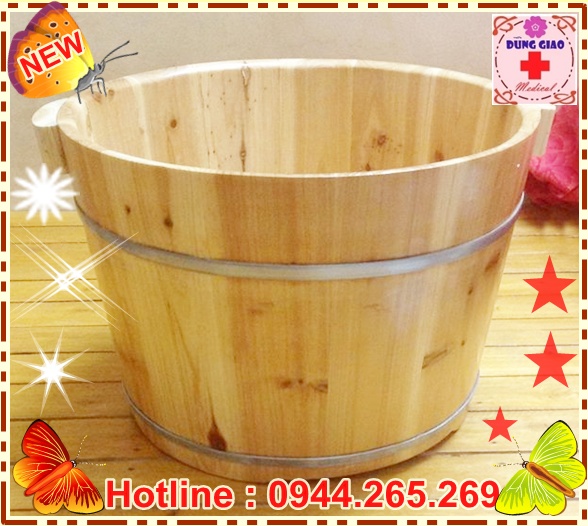 Chậu gỗ ngâm chân chất lượng cao