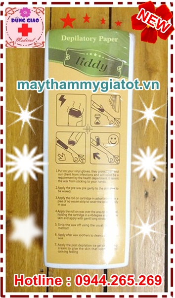 Giấy wax lông chuyên dụng 100 miếng