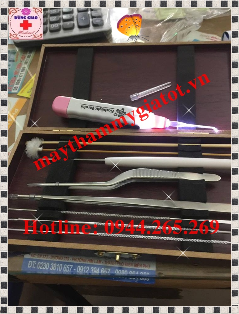 bộ lấy ráy tai có đèn 