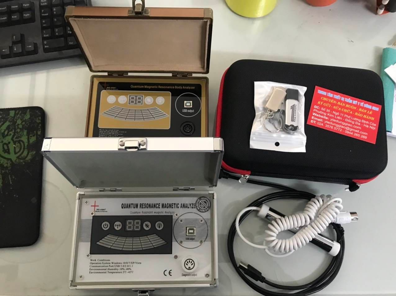Máy kiểm tra sức khỏe lưỡng tử DG-AQ67