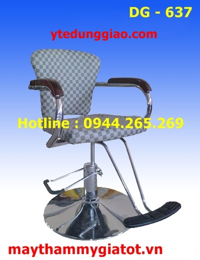 Ghế cắt tóc nữ tay gỗ DG - 637