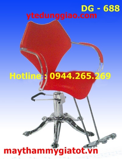 Ghế cắt tóc nữ tay sắt DG - 688