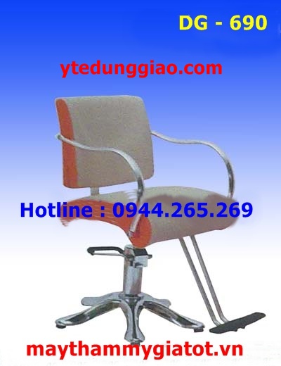 Ghế cắt tóc nữ tay sắt DG - 690