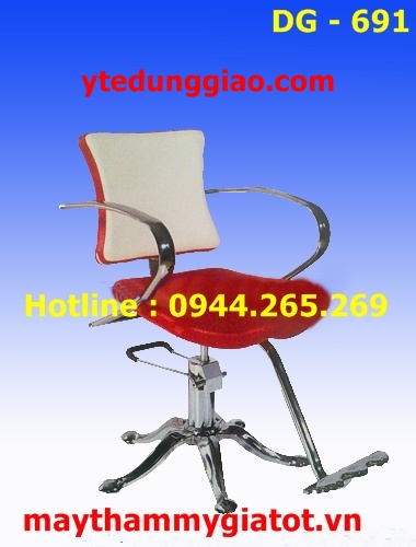 Ghế cắt tóc nữ tay sắt DG - 691