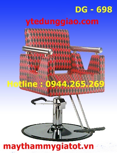 Ghế cắt tóc nữ tay mạ DG - 698