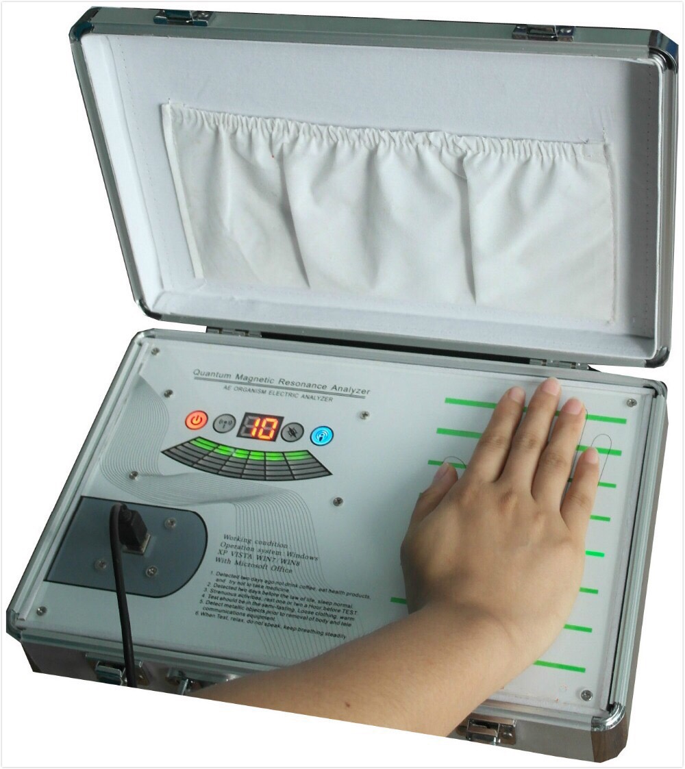 Máy kiểm soát sức khỏe lưỡng tử qua lòng bàn tay