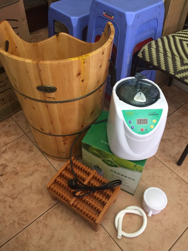 Thùng xông chân cao cấp 