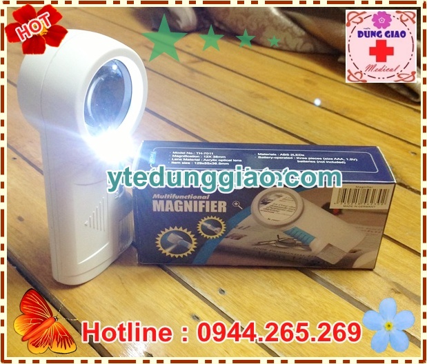 Kính lúp có đèn LED của Đức TH-7011