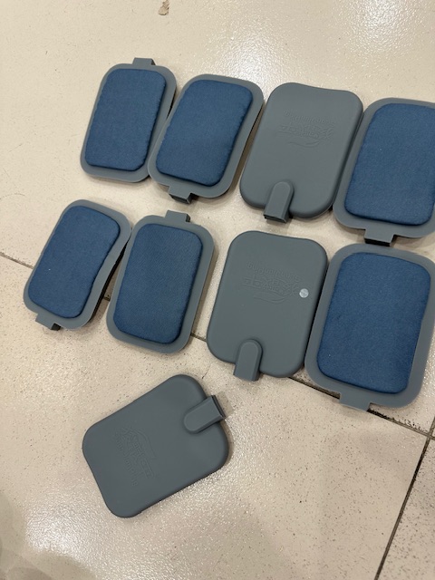 ￼Miếng dán Máy DDS - Bản cực khô - ướt và dụng cụ sử dụng máy điện sinh học