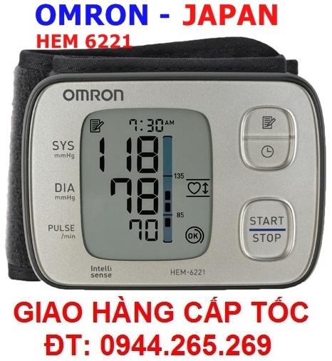 Máy đo huyết áp cổ tay HEM-6221