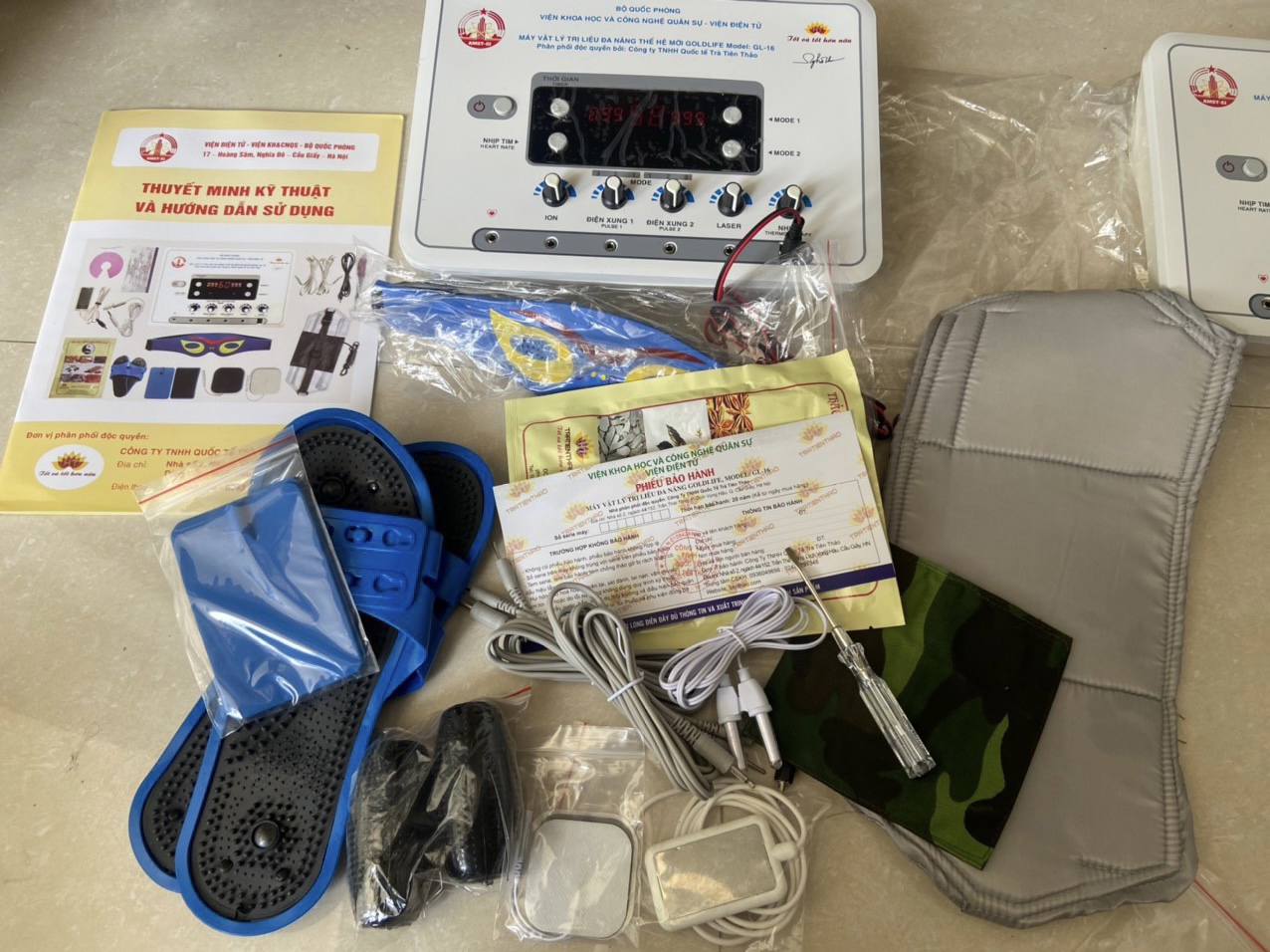 Máy vật lý trị liệu bộ quốc phòng GOLDLIFE GL-16