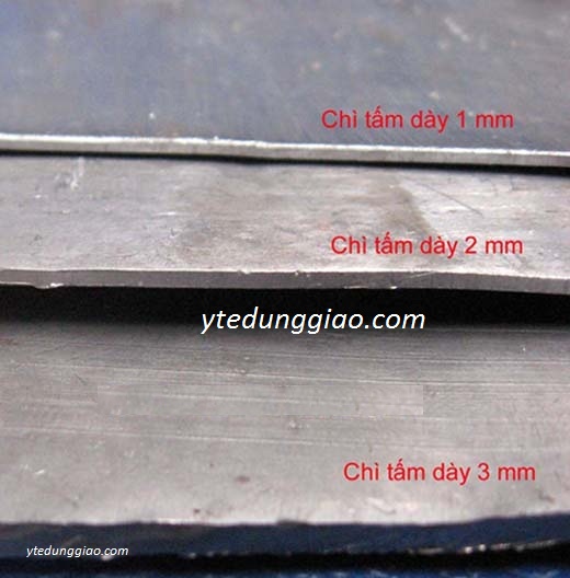 chì lá làm phòng x quang