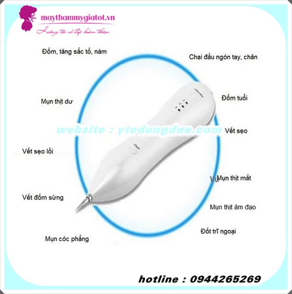 Máy xóa nám,tàn nhang,đốt mụn thịt, nốt ruồi 