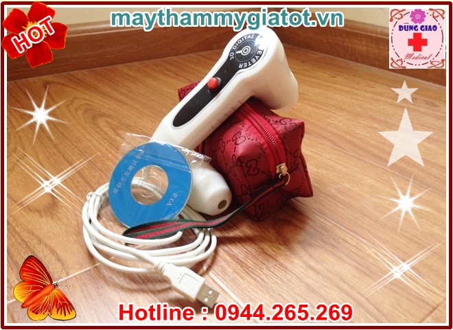 Máy soi da mini cầm tay hình ảnh Full HD cực nét giá sốc