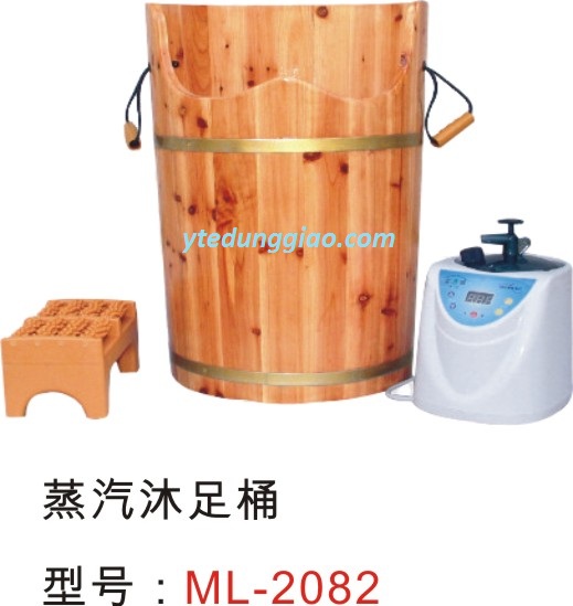 Chậu gỗ ngâm chân massage, xông tinh dầu trị liệu cao cấp 